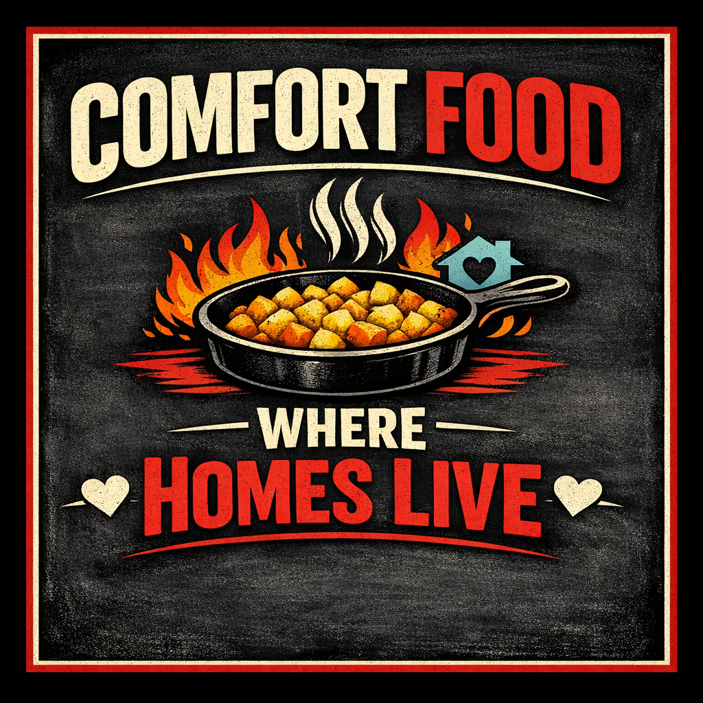 Comfort Food – Where Homes Live Graphic Tee