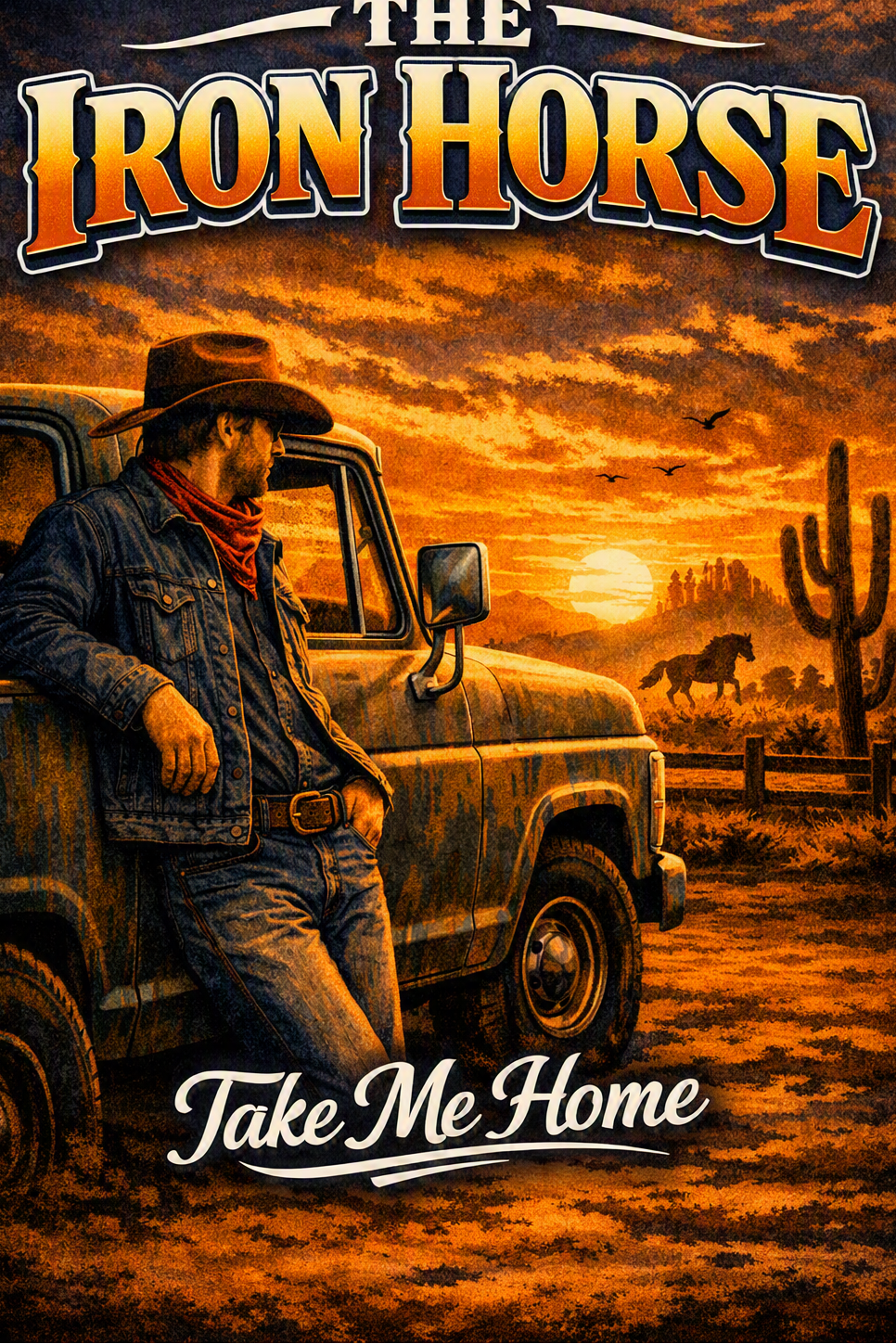 America Iron Horse -Tee Shirt