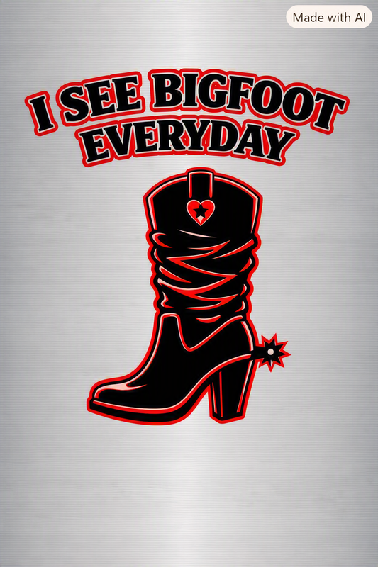 Bigfoot Was Here Graphic Tee – The Original Monster