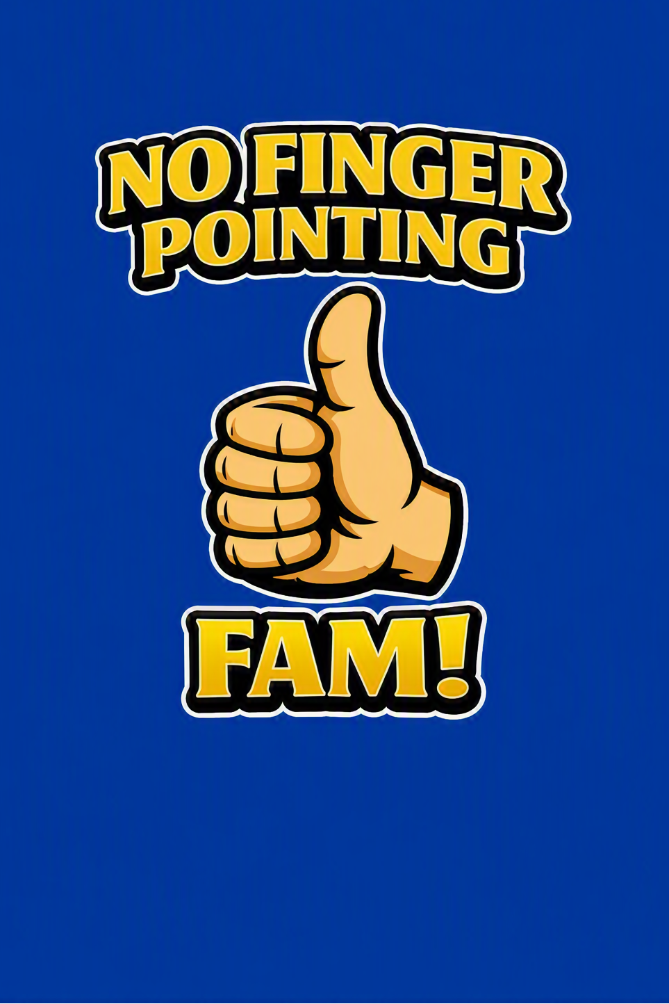 No Finger Pointing - T Shirt