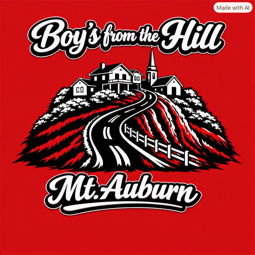 Mt. Auburn the Hill Cincinnati  -Graphic Tee